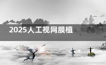 2025人工视网膜植入术价格表出炉：国产3万起vs进口12万起，手术费另加5千-1.5万起，明细看这！