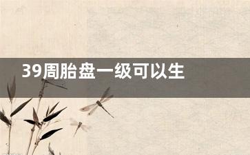 39周胎盘一级可以生吗(39周胎盘一级可以抛妇产吗)