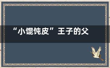 “小馄饨皮”王子的父亲信息大揭秘