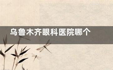 乌鲁木齐眼科医院哪个好？爱尔阿迪娅眼科/美尼康眼科/普瑞眼科这三家眼科口碑与实力并存！