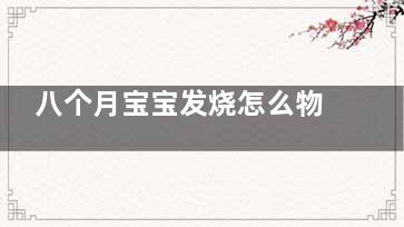 八个月宝宝发烧怎么物理降温,八个月宝宝发烧怎么退烧