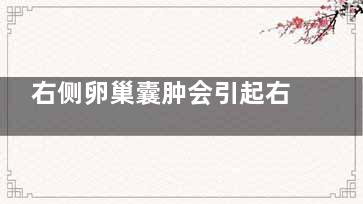 右侧卵巢囊肿会引起右侧小腹痛吗,右侧卵巢囊肿会引起右侧小腹拉扯痛腰痛吗