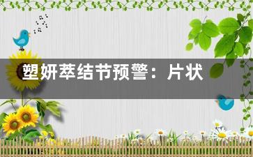 塑妍萃结节预警：片状微球注射过浅风险，太阳穴/鼻基底禁忌部位清单！