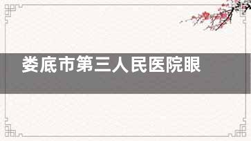 娄底市第三人民医院眼科怎么预约，线上线下多渠道可预约，流程简便轻松锁定就诊时段！