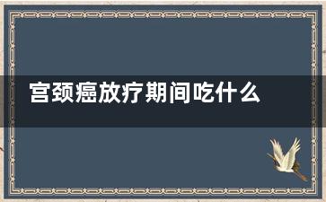 宫颈癌放疗期间吃什么,宫颈癌放疗期间吃什么***好