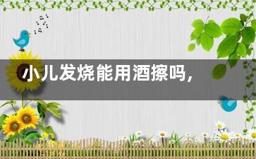 小儿发烧能用酒擦吗,小孩发烧可以用酒擦拭吗