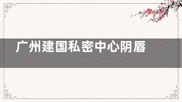 广州建国私密中心阴唇漂红实例：进口色料二次补色粉嫩度可维持三年！