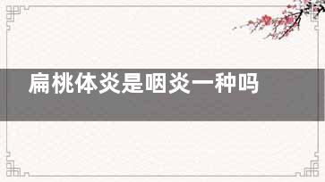 扁桃体炎是咽炎一种吗(扁桃体炎咽炎吃什么***药好)
