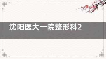 沈阳医大一院整形科2025价格表+科室挂号指南分享：双眼皮2000+乳头内陷8000+超声提升1w+