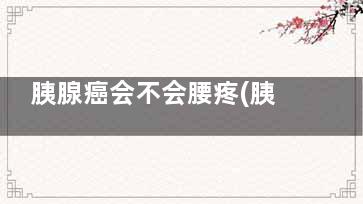 胰腺癌会不会腰疼(胰腺***引起的腰)