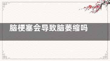 脑梗塞会导致脑萎缩吗(脑梗塞会导致脑积水吗)