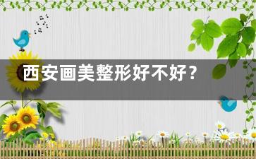 西安画美整形好不好？从预约体验到科室实力，医院简介与求美者真实反馈全解析