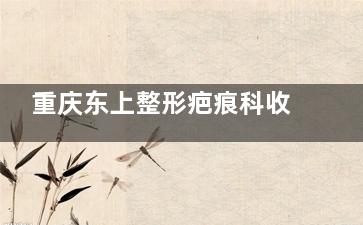重庆东上整形疤痕科收费咋样？合理透明：身体疤痕修复9k+/剖腹产疤痕1.8w+/腋下疤痕9k+