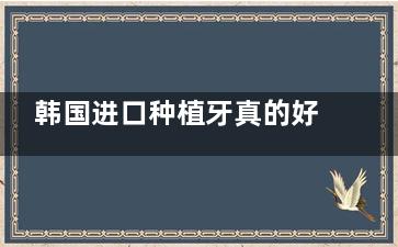 韩国进口种植牙真的好吗？2025年价格区间大公开，看完这篇再做决定不后悔！