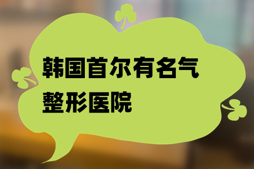 韩国首尔有**整形医院