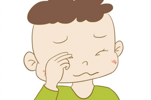 小朋友眼睛看不清卡通图