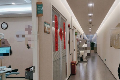 上海拜博口腔走廊示意图