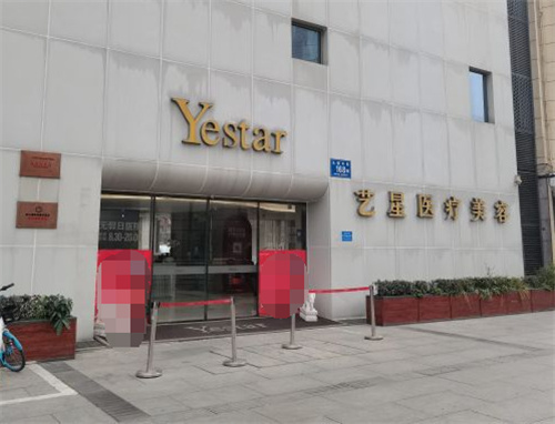 成都艺星整形大门图