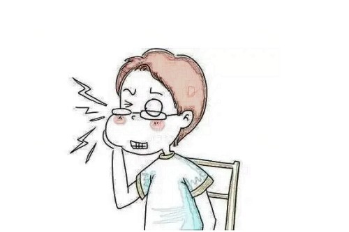 牙疼卡通图