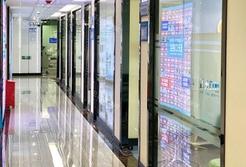 蓝天口腔走廊示意图