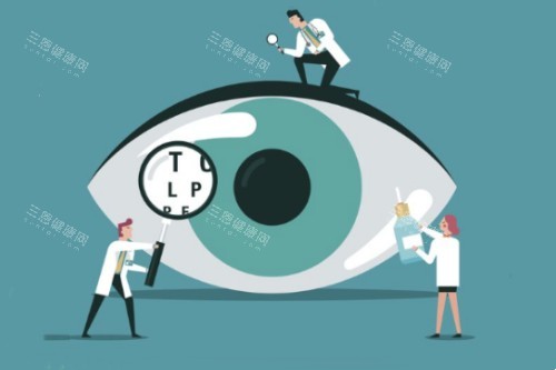 眼睛治疗卡通图