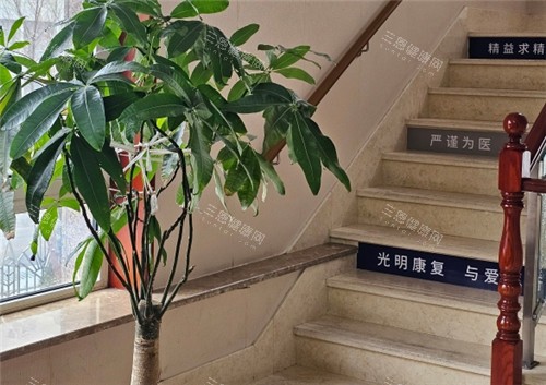大连中爱眼科楼梯环境图
