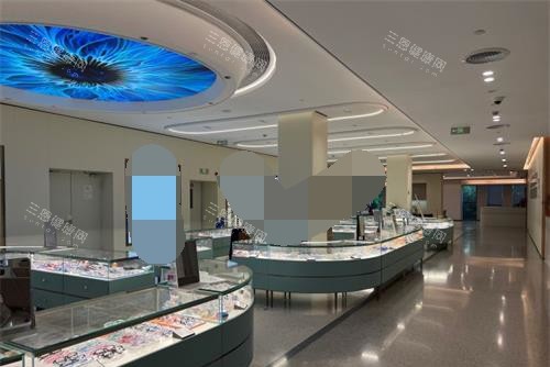 上海爱尔眼科医院视光区示意图