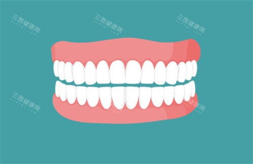 一口牙齿卡通图