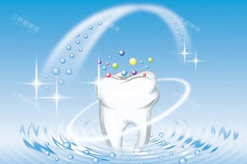 牙齿美学修复卡通宣传图 牙齿美学修复卡通宣传图