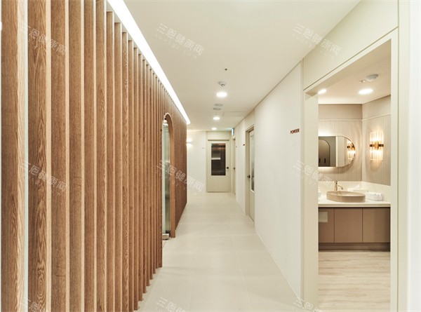 韩国江南知友医院走廊环境