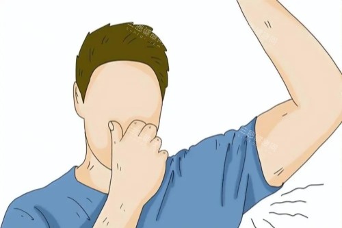 腋臭卡通图片展示