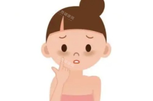 眼部去黑暗圈卡通图