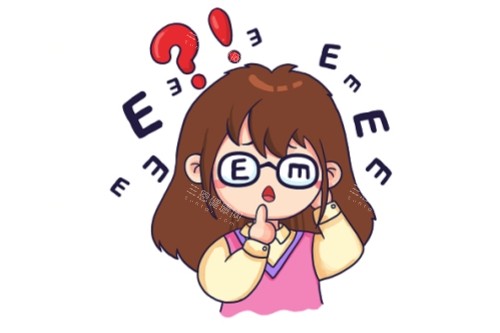 眼睛近视卡通一览 眼睛近视卡通一览