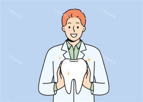 医生和牙齿示意图