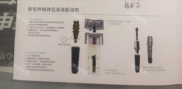 百康特种植牙设计结构图片