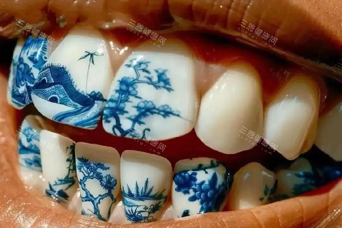 牙齿纹身图片.webp